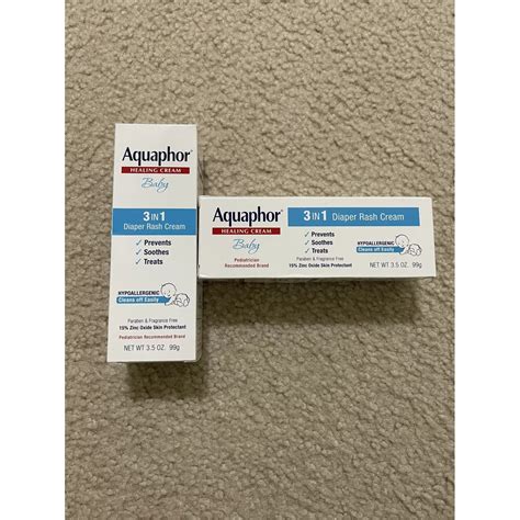 Aquaphor 2 - Aquaphor Healing Cream. 3 in 1 Diaper Rash Cream - 3.5oz ...