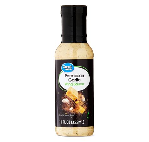 Brandclub - Great Value Parmesan Garlic Wing Sauce, 12 fl oz