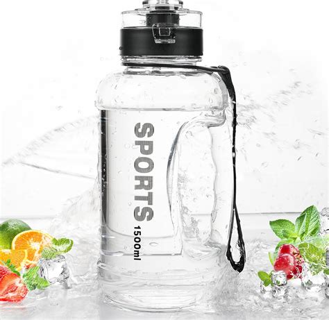 Amazon.com : Evmore Outdoor Sports Water Bottle with Time Marker - 50 ...