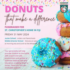 DONUT DAY - DONUTS THAT MAKE A DIFFERENCE FUNDRAISER, Nambour Christian ...