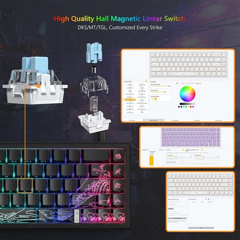 Womier M68 HE V2 60% Percent Keyboard Rapid Trigger, India | Ubuy