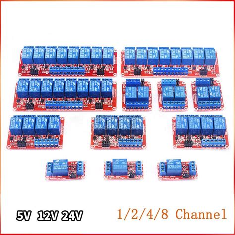 Red Relay Board Module with High/Low Level Trigger Optocoupler