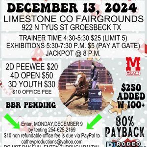 BBR Approved Christmas Classic Barrel Race, Limestone County ...