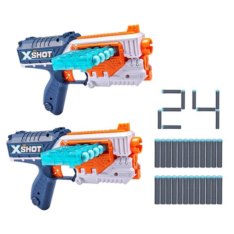 XSHOT Excel Quick Slide Cartridge 2-Pack, Includes 24 Darts in ...