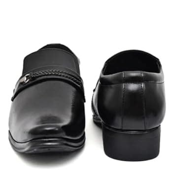 Buy Men's Faux Leather Formal Shoes (Black, 8)-PID53501 at Amazon.in