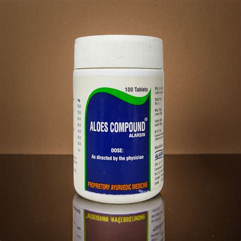 Aloes Compound 100 Tablet – Herbal Formula with Aloe Indica and ...