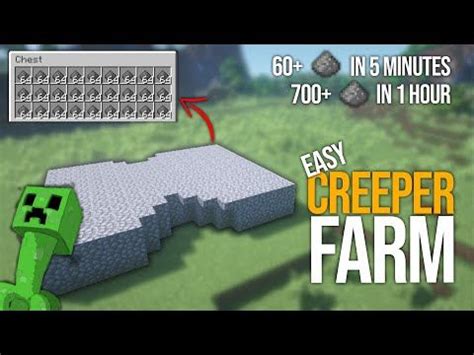 Image result for Minecraft Creeper Farm Tutorial