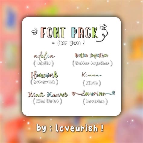 lcveurish ! 🍉 | Font packs, Word fonts, Aesthetic fonts