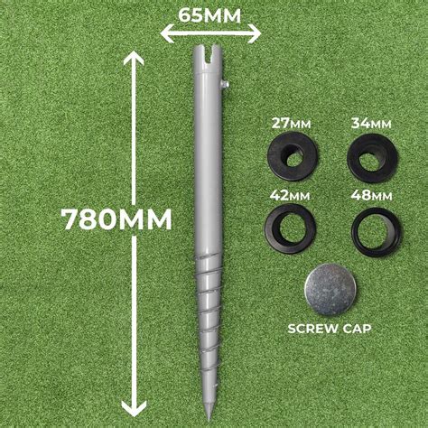 Multi-Use Ground Screw | Net World Sports