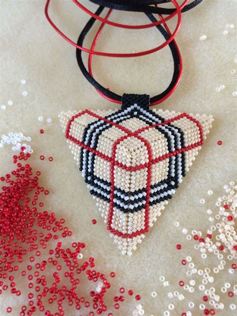 Image result for Triangle Seed Bead Tutorial