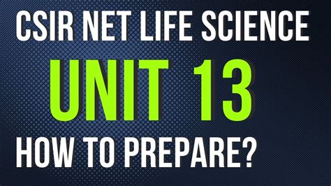 CSIR Net Applied Biology Unit 12 Video Lecture 的图像结果