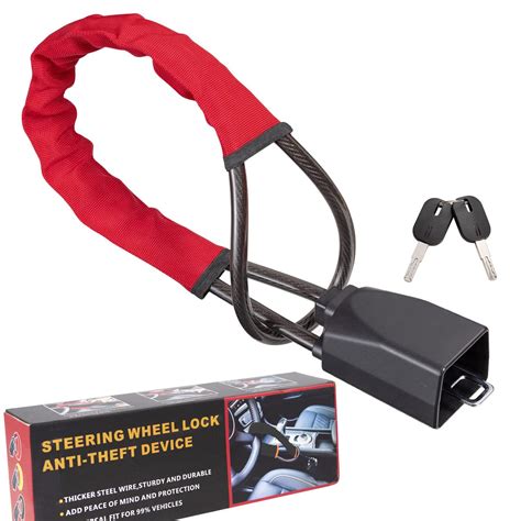 ANSIKE Steering Wheel Lock Seat Belt Lock Car Anti-Theft Device ...