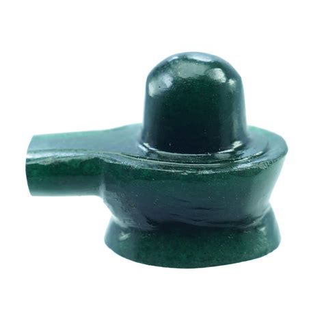 Buy Marakata Shivling Idol (22.40 Grams), Green Shiva Lingam Statue ...