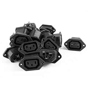 3NH® 19 Pcs IEC-320 C13 Female PCB Mount Panel Power Socket : Amazon.in ...