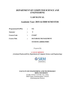 Dbms unit 1 - DBMS - Studocu