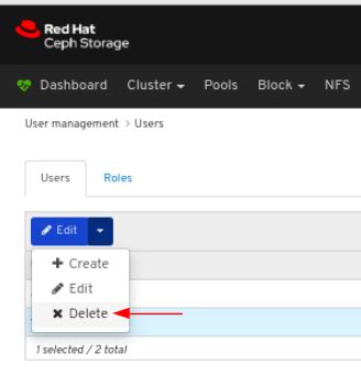 Chapter 4. Managing users on dashboard | Dashboard Guide | Red Hat Ceph ...