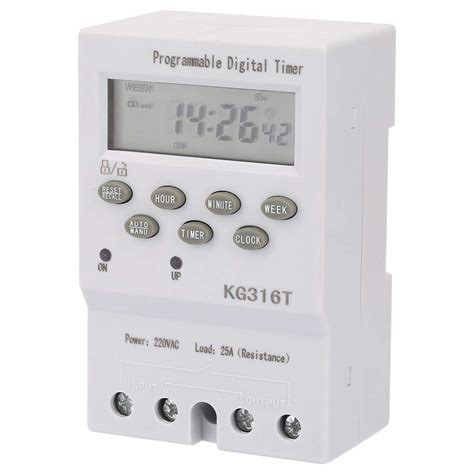 Microcomputer Time Control Switch KG316T 220V Programmable Automatic ...