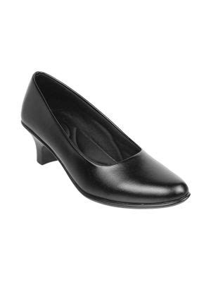 Buy Metro Womens Black Kitten Heel PumpsMetro Black Solid Heels Online