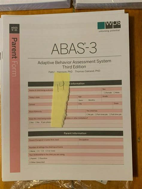 Image result for Adaptive Behavior Assessment