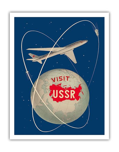Pacifica Island Art Visit The U.S.S.R. - Soviet Sputnik Satellites ...