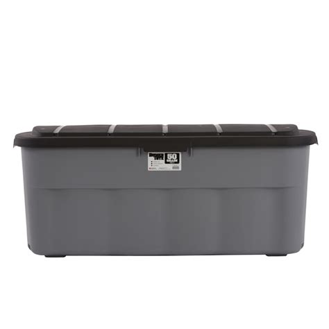 Centrex Rugged Tote X-large Gray Heavy Duty Tote with Standard Snap Lid ...