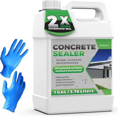 ToughCrete Concrete Sealer - 1 Gallon (Covers 600SqFt) - Concrete ...