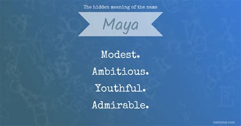 Meaning Of Name Mayan
