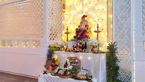 10 Easy Ganpati Decoration Ideas for Home – The Divine Tales