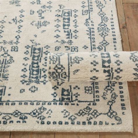 Sumidero Hand Knotted Wool & Linen Patterned Area Rug
