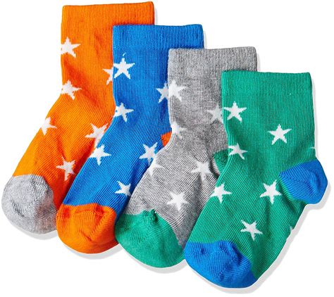 Buy FOOTPRINTS Boy's Organic Cotton Bamboo Fiber Socks - Pack of 4 ...