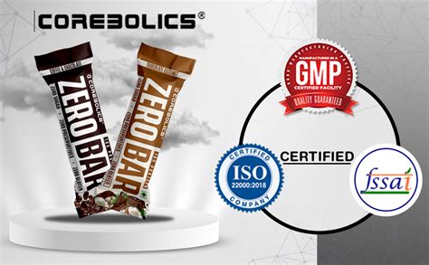 COREBOLICS ZERO BAR (10 GM PROTEIN, 6 BARS) |1 BOX - 6 PCS | 40 gm ...
