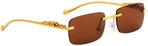 Buy eyedens Rectangular Sunglasses Brown For Men & Women Online @ Best ...