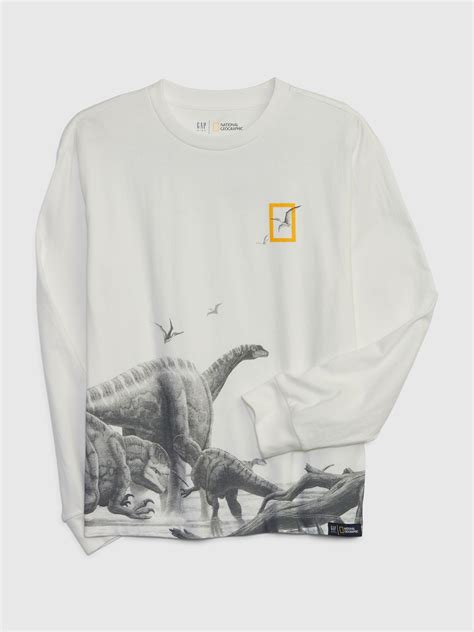 Kids Organic Cotton National Geographic Dinosaur Graphic T-Shirt | Gap