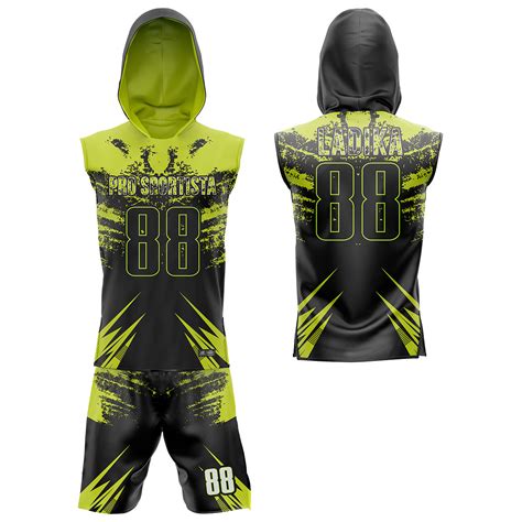Neon Green & Black Flag Football Uniform – Pro Sportista Custom ...