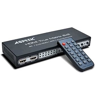 Microware 4k30hz 6x2 Hdmi True Matrix Spdif Splitter with Arc/Pip ...