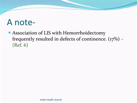 Open lateral internal sphincterotomy | PPT
