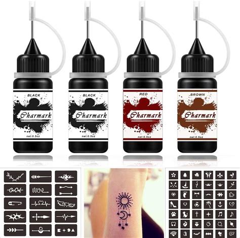 Fake Tattoos Fake Freckles Temporary Tattoo Kit Freehand Ink Semi ...