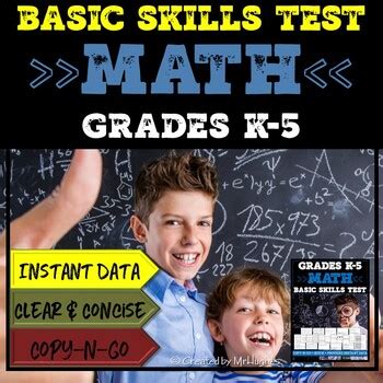 Image result for Basic Math Test