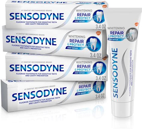 Amazon.com : Sensodyne Pronamel Gentle Teeth Whitening Enamel Toothpaste for Sensitive Teeth, to ...