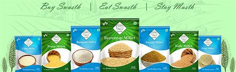 SWASTH Barnyard Millet Unpolished And Natural Organic 1kg | sama chawal ...