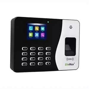 Biomax N-BM20 + ID Pro Fingerprint Time Attendance System Biometric ...