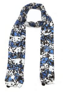 GRISHTI Printed Georgette Satin Blend Women Stole - Buy GRISHTI Printed ...