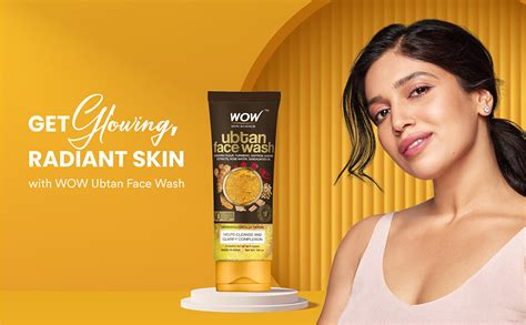 WOW Skin Science Ubtan Foaming Face Wash | Built in Brush for Deep ...