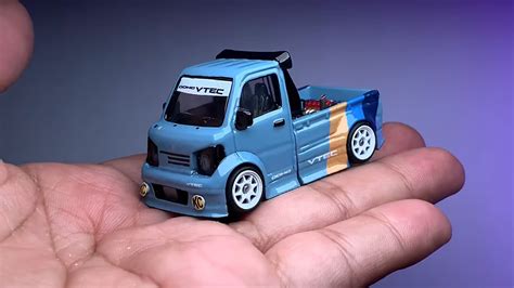Hot WHeels Custom : Le Kei truck double VTec de Jakarta Diecast Project