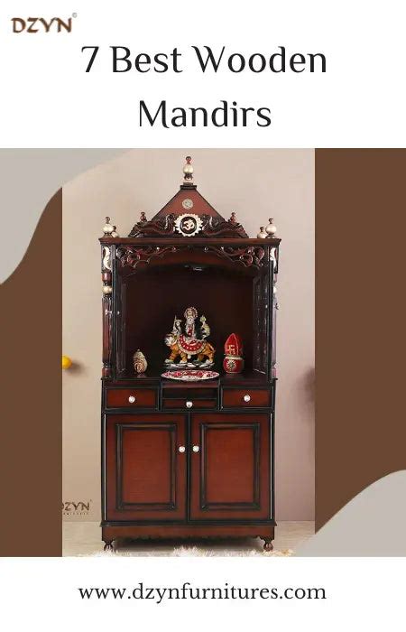 7 Traditional Wooden Temples Designs That are Perfect for Indian Homes