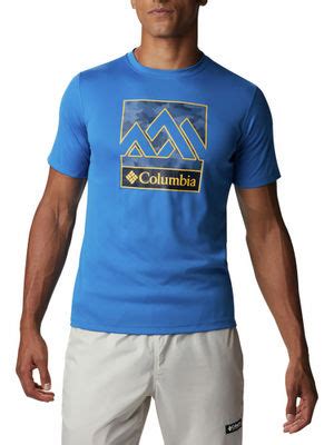 Buy Columbia Mens Blue Omni-Freeze Zero Rules Short Sleeve Graphic ...