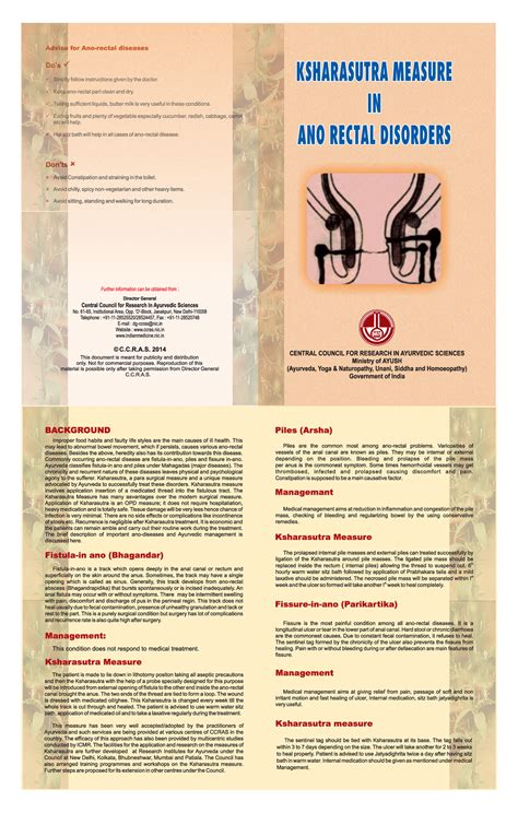 Ksharasutra measure in Ano Rectal - Medical Implant and Devices - Studocu