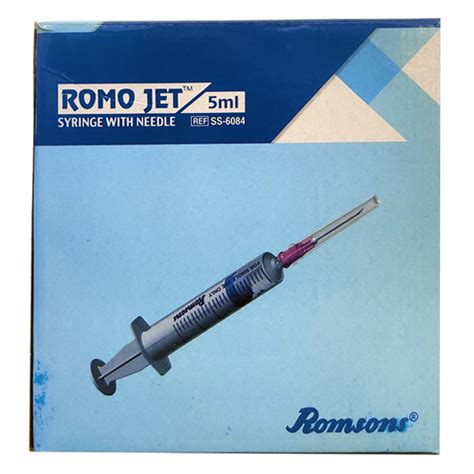 Buy Romson 5 ml Syringes, 1 Count | 19 Minutes Delivery | Apollo Pharmacy