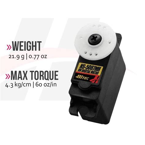 Buy Hitec HS-5087MH HV Premium Digital Metal Gear Micro Servo