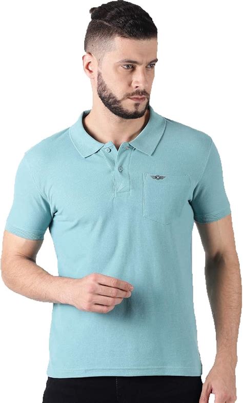 Force NXT Super Combed Cotton Mens Collared Polo Solid T-Shirt - Price ...